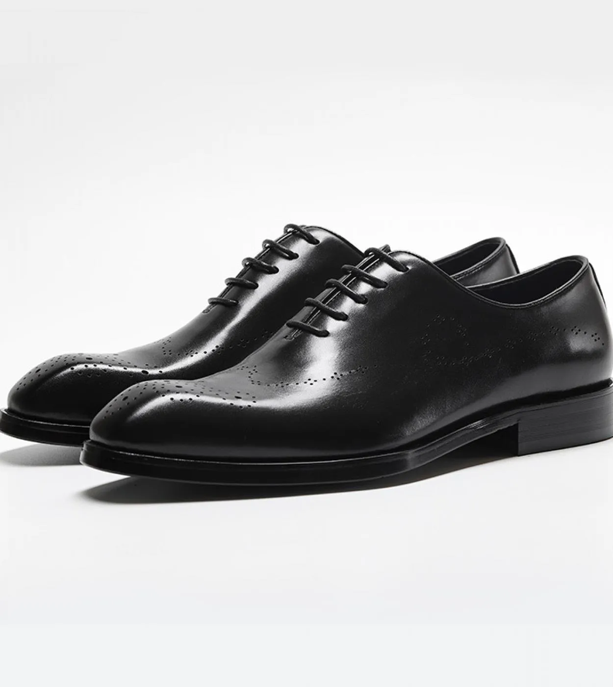 Scarpe eleganti nere da uomo Suole in pelle Scarpe eleganti nere da uomo Abito da sposa di lusso