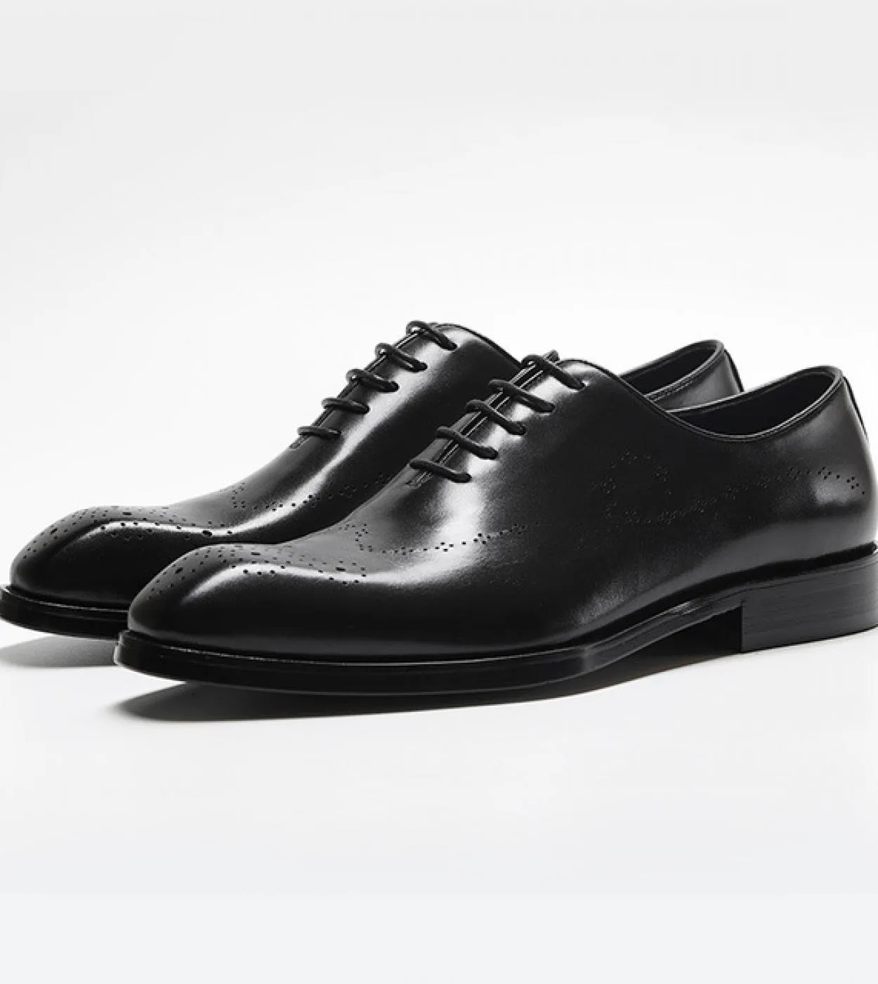 Scarpe eleganti nere da uomo Suole in pelle Scarpe eleganti nere da uomo Abito da sposa di lusso