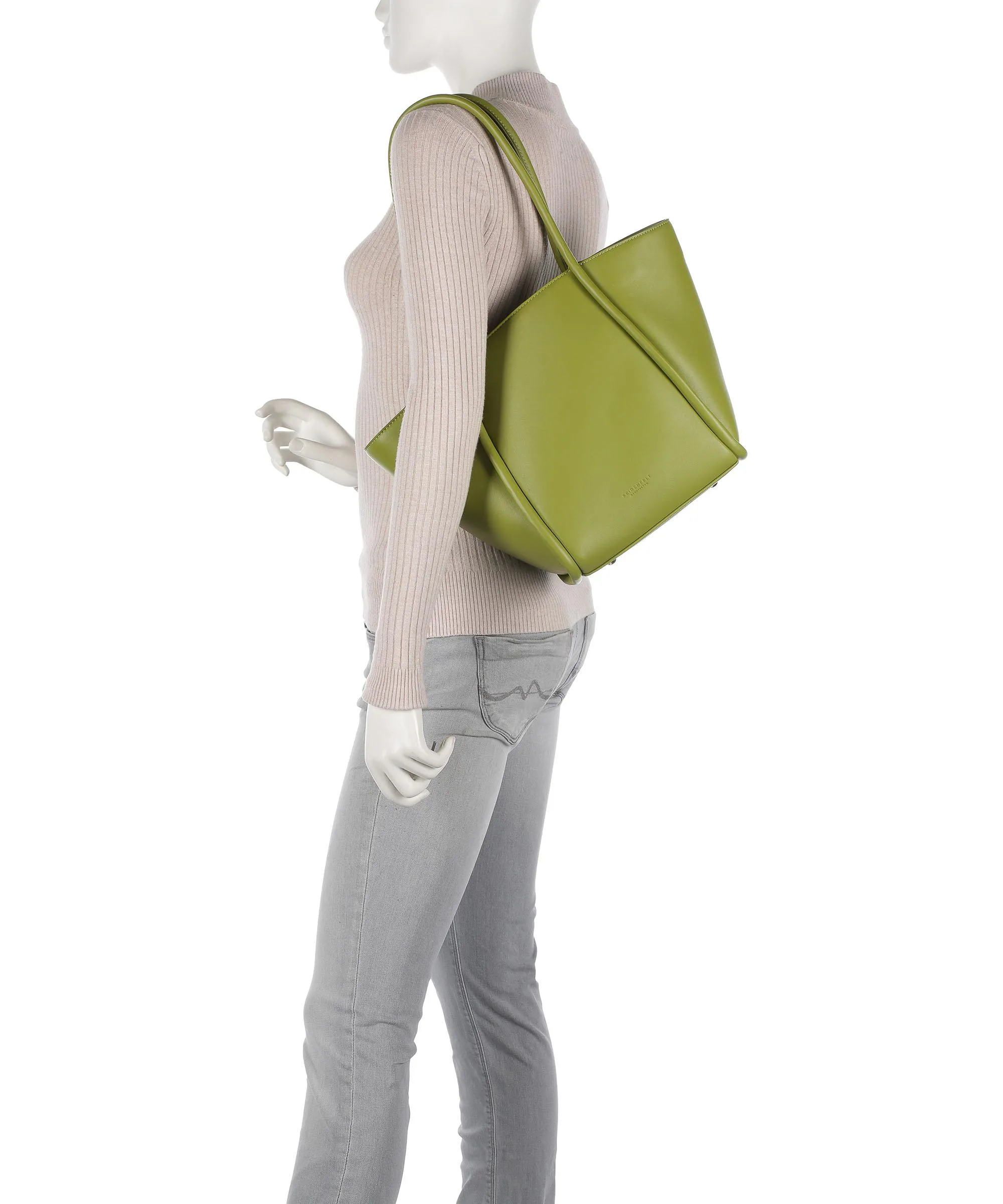  Seidenfelt Lyngby Borsa hobo pelle sintetica verde  