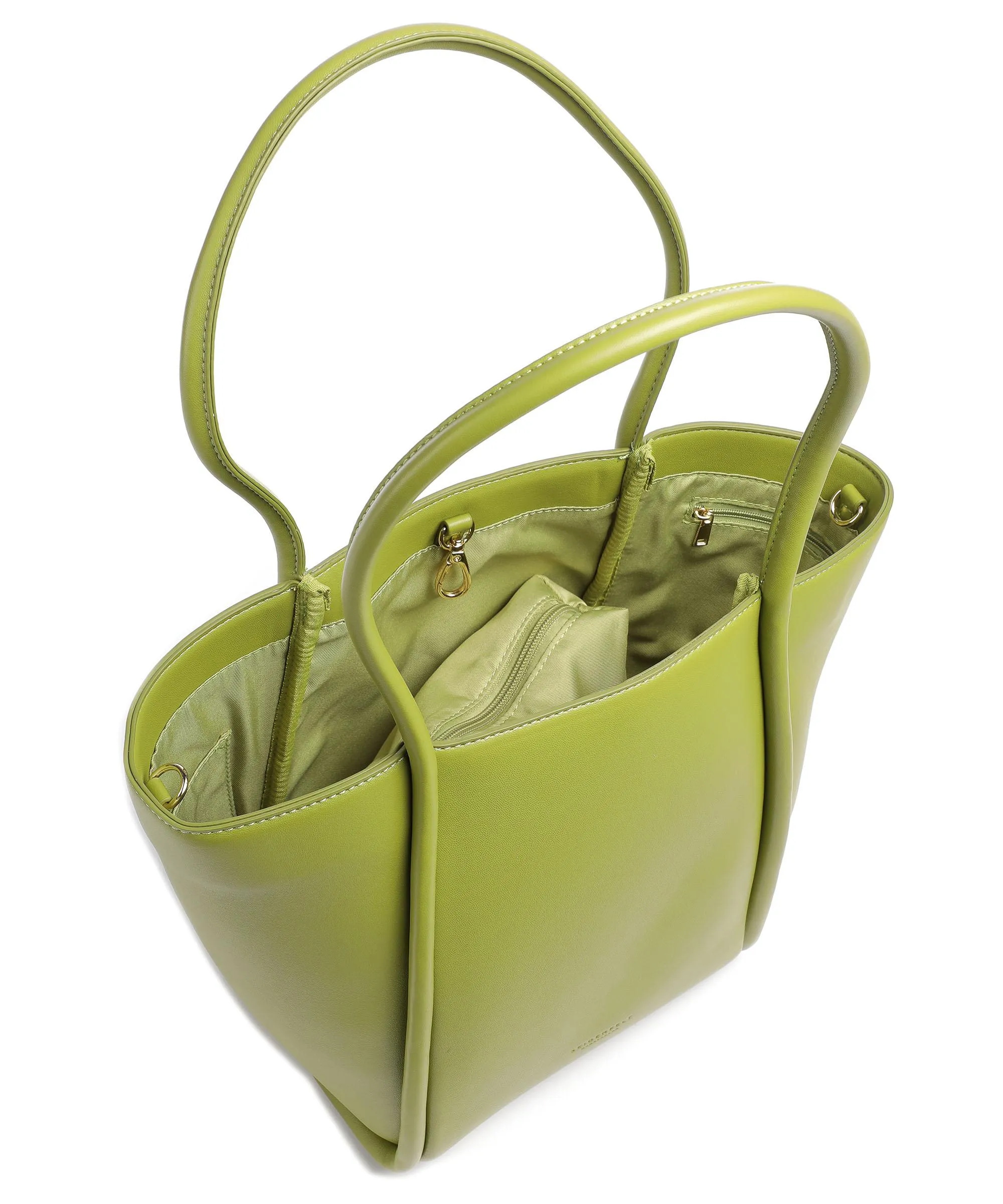  Seidenfelt Lyngby Borsa hobo pelle sintetica verde  