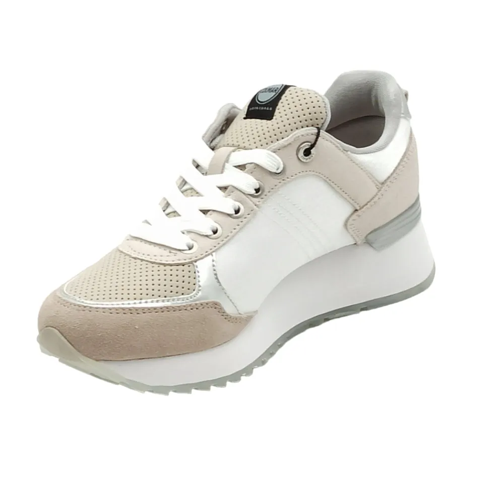 Sneaker donna Colmar TRAVIS PRIME HIGH OUTSOLE white-beige