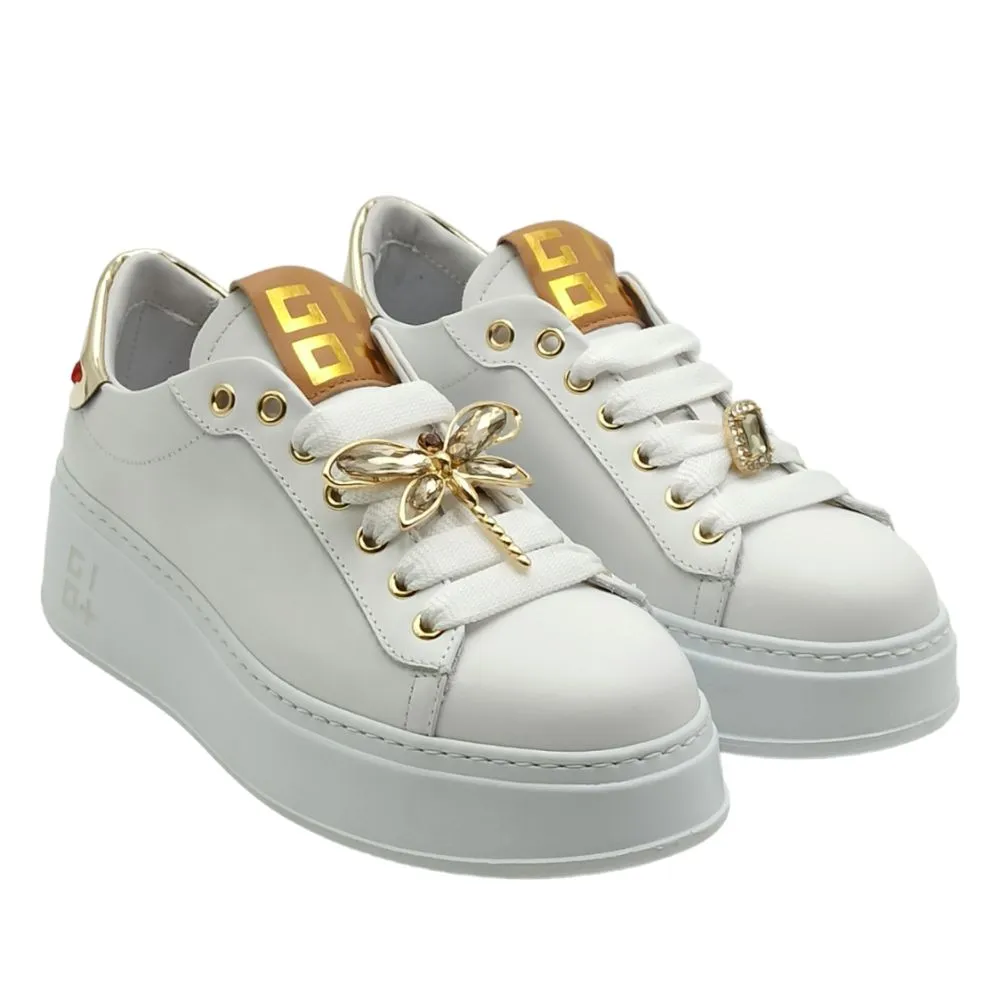 Sneaker Donna GIO+ PIA 49 Combi bianco gioiello