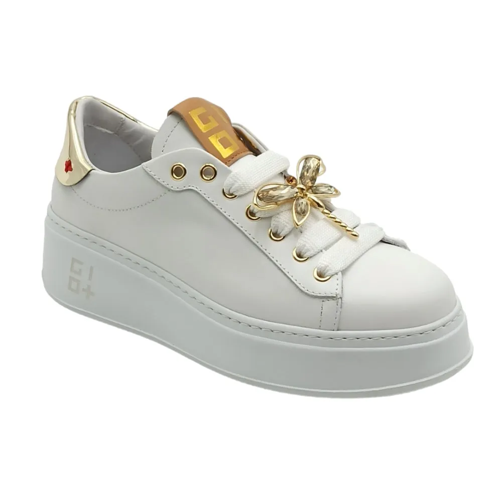 Sneaker Donna GIO+ PIA 49 Combi bianco gioiello