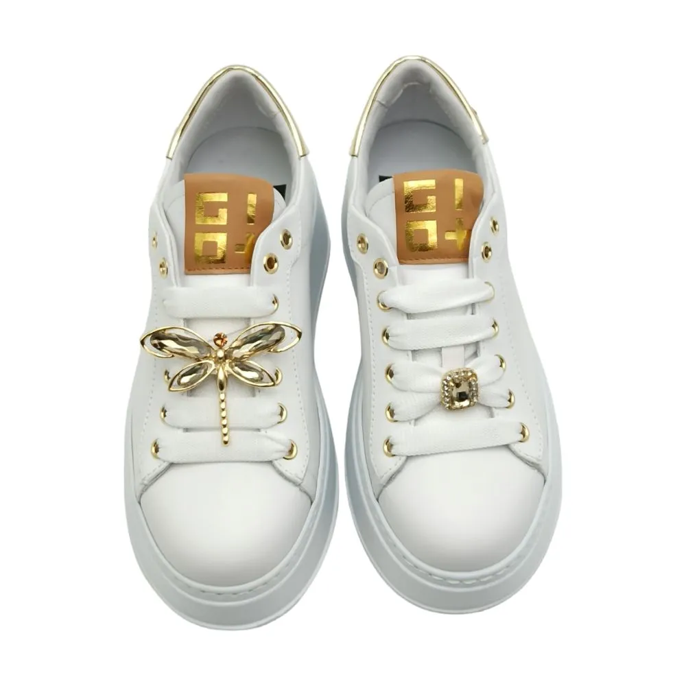 Sneaker Donna GIO+ PIA 49 Combi bianco gioiello