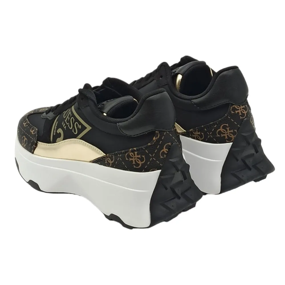 sneaker donna Guess FL7C5BFAL12 BLKBR CALEBB5