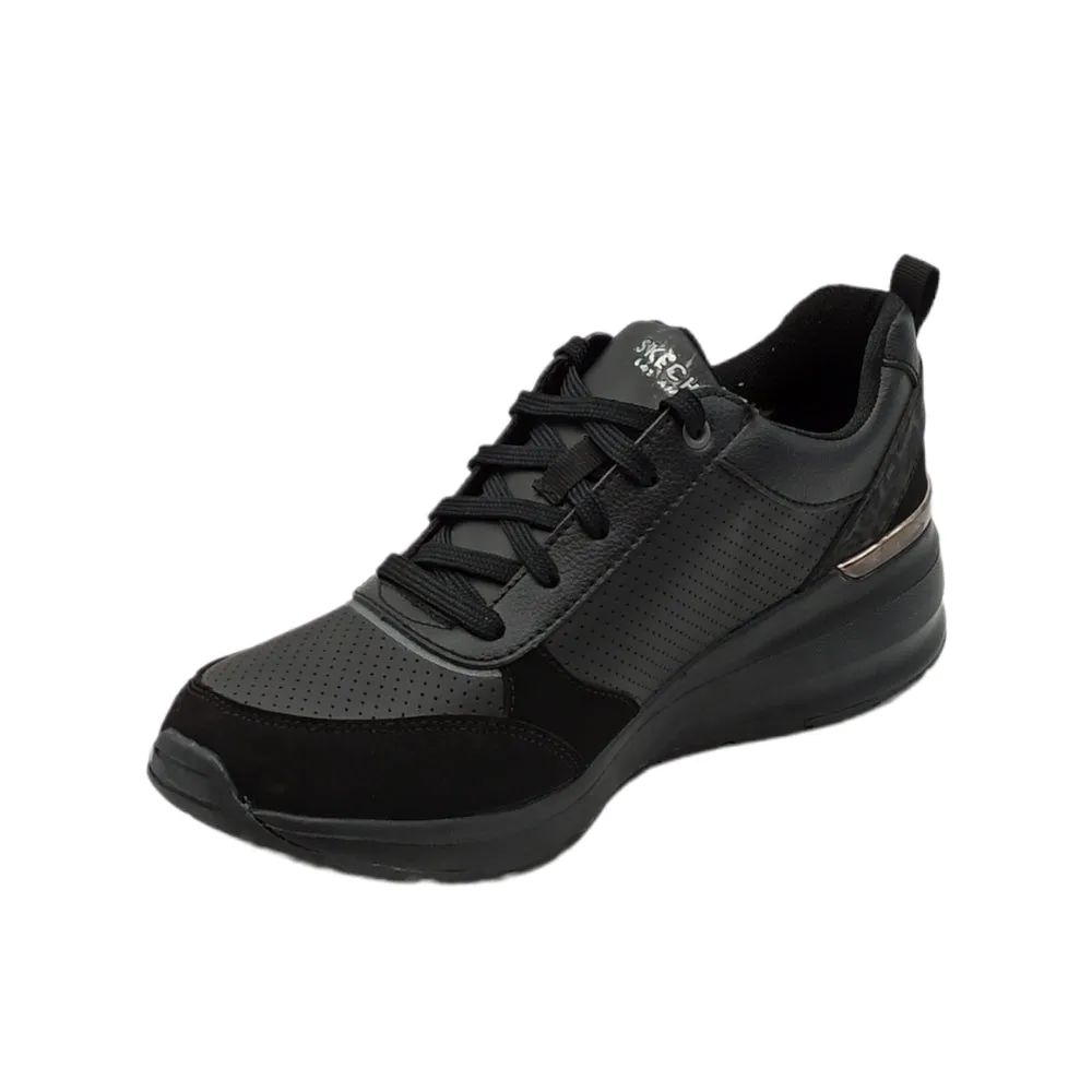 Sneaker donna Skechers 155616 Black  Billion- Subtle Spot