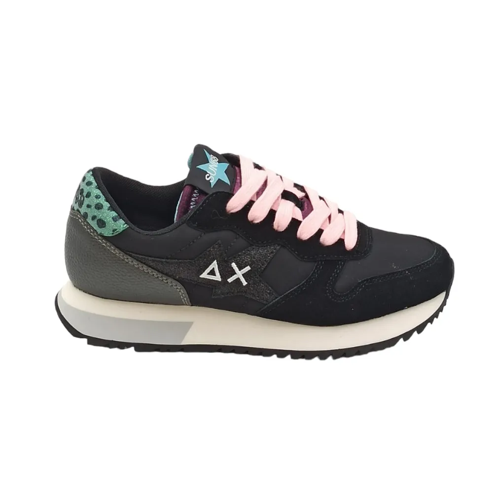 Sneaker donna Sun68 Z43210 stargirl glitter logo nero