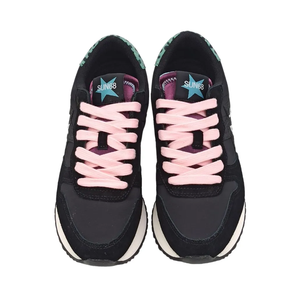 Sneaker donna Sun68 Z43210 stargirl glitter logo nero