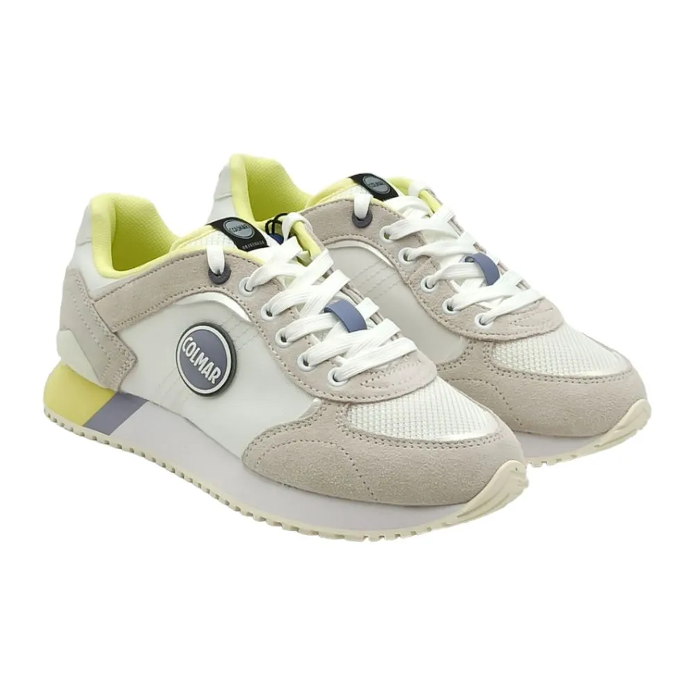 Sneaker donna TRAVIS PLUS COLORS white-yellow-purple