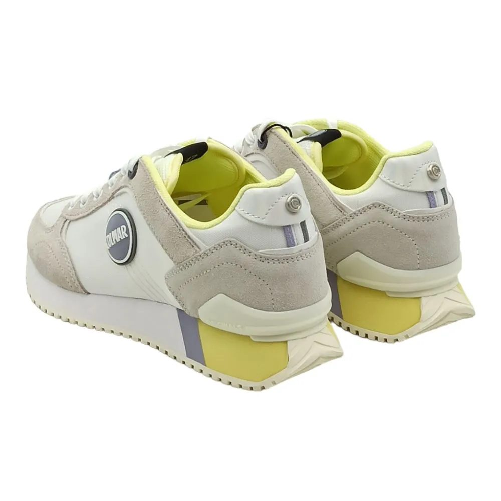 Sneaker donna TRAVIS PLUS COLORS white-yellow-purple