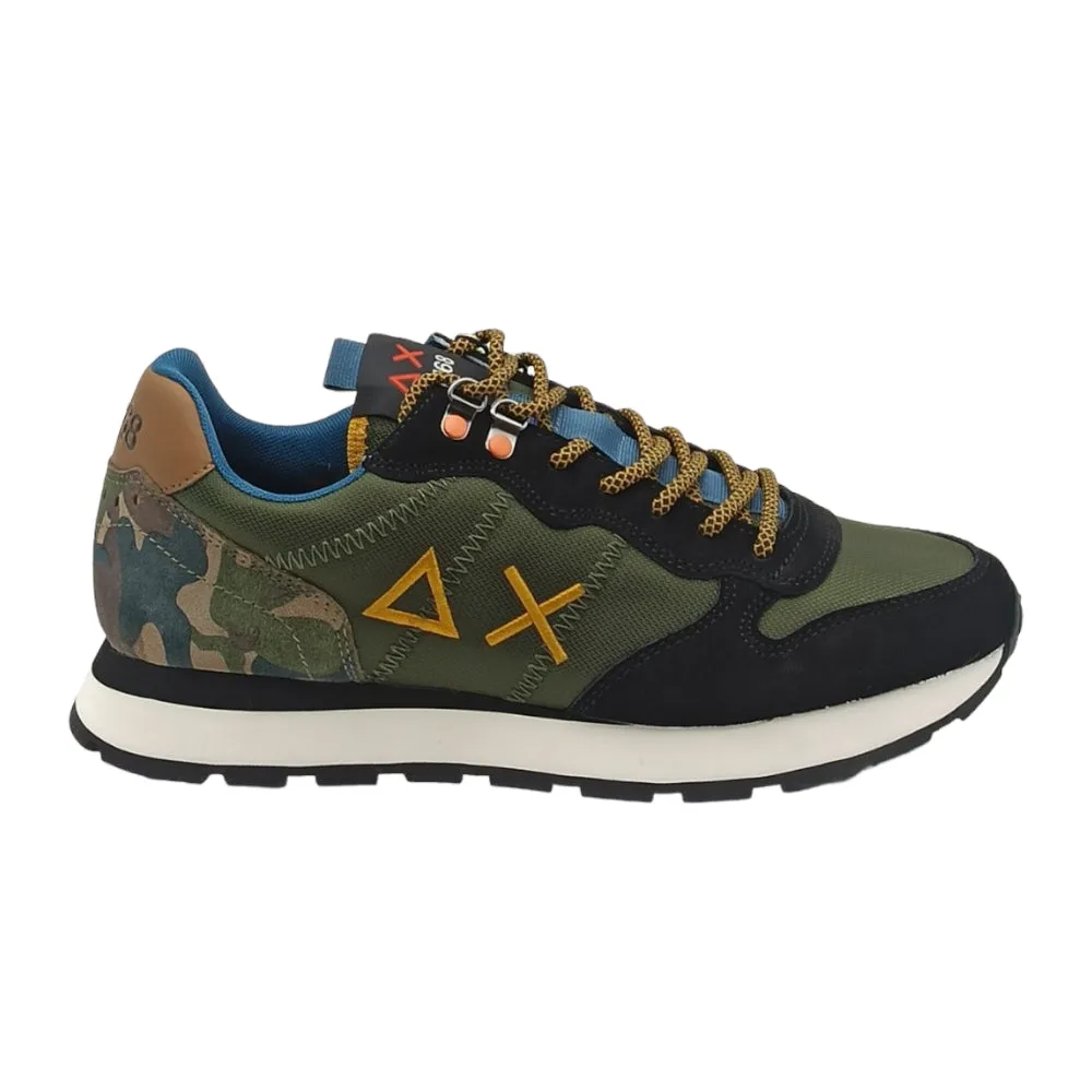 Sneaker uomo Z43105 Tom goes camping militare scuro