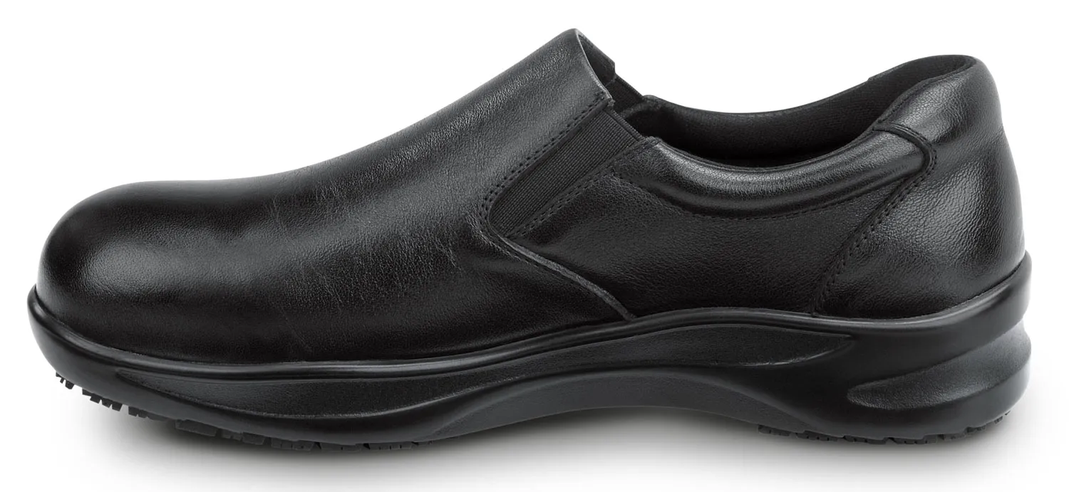 SR MAX  Albany, Women's, Black, Slip On Casual Oxford Style, Alloy Toe, EH, MaxTRAX Slip Resistant, Work Shoe