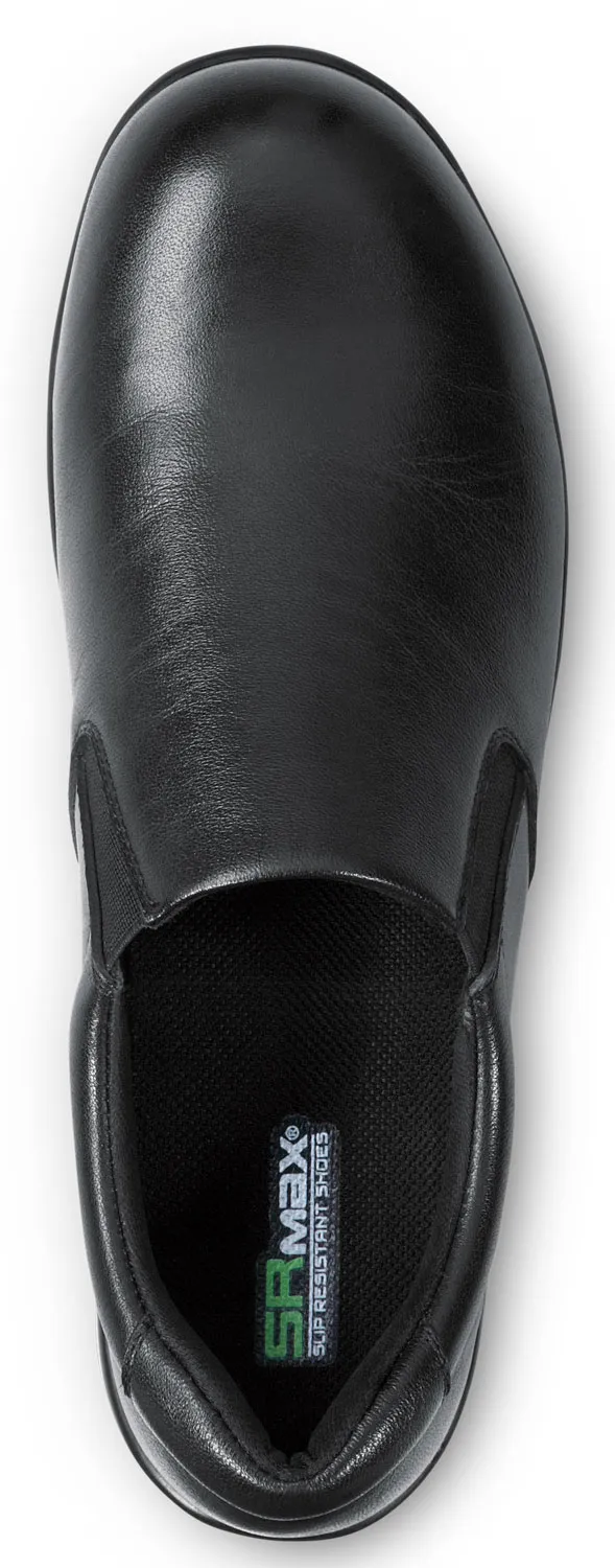 SR MAX  Albany, Women's, Black, Slip On Casual Oxford Style, Alloy Toe, EH, MaxTRAX Slip Resistant, Work Shoe