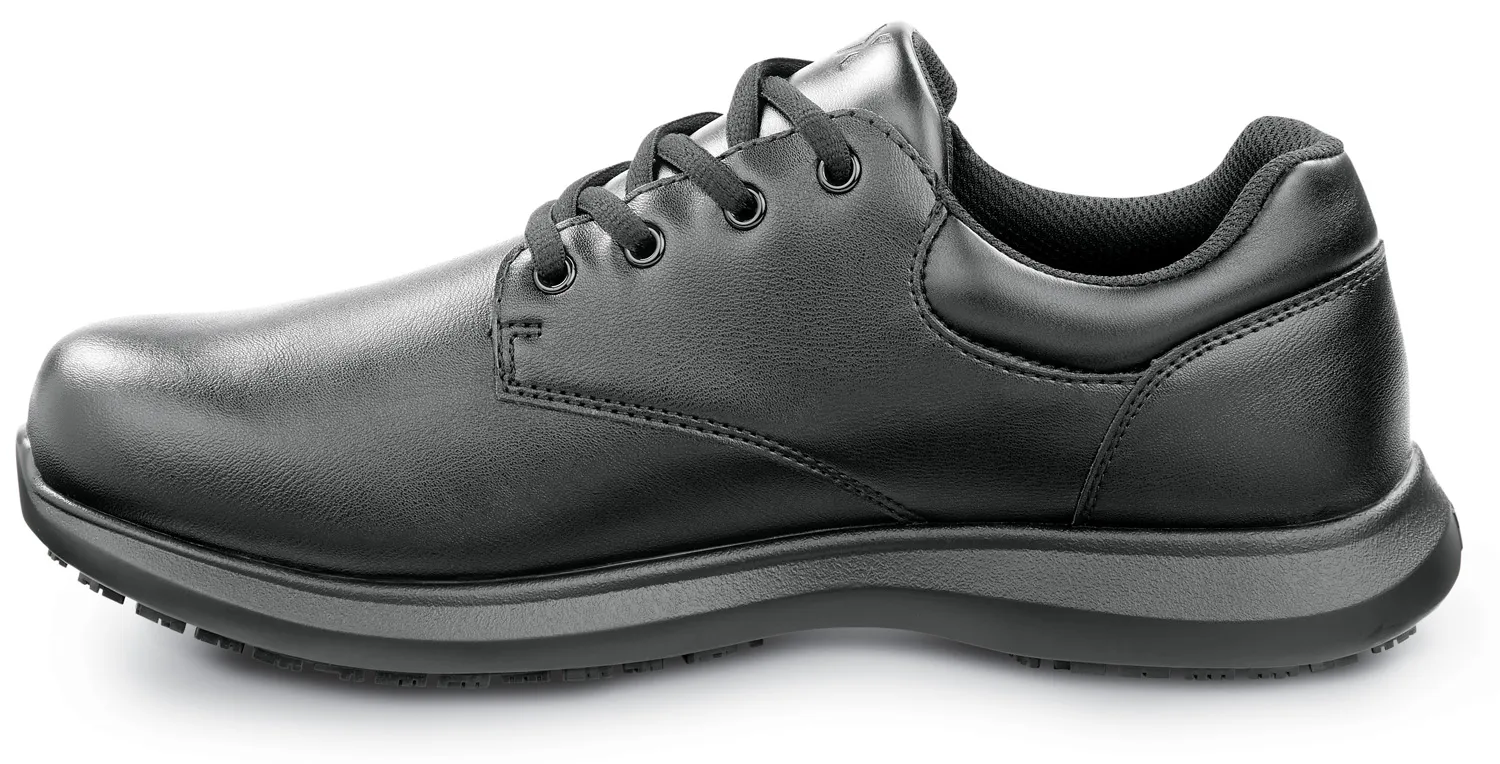 SR MAX  Ayden, Men's, Black, Oxford Style, MaxTRAX Slip Resistant, Soft Toe Work Shoe
