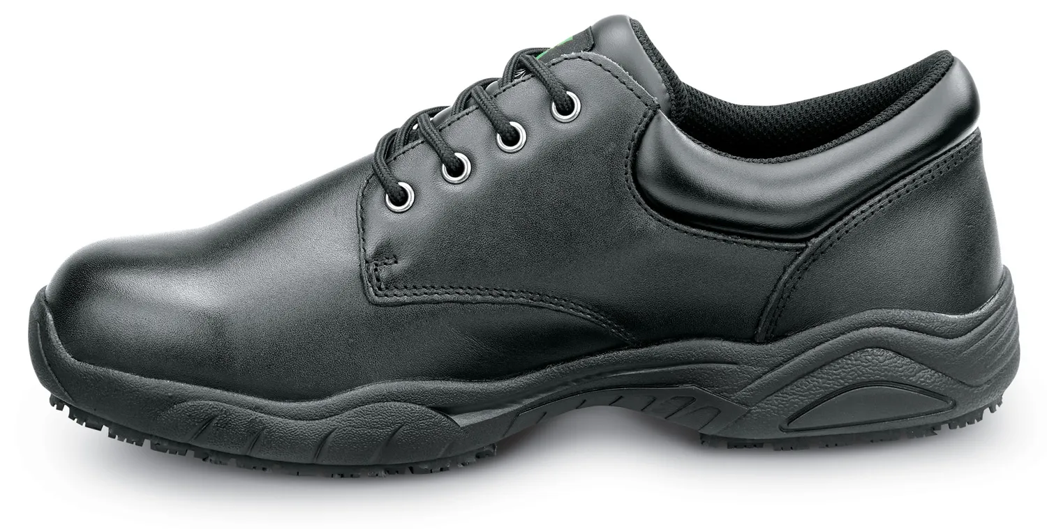 SR MAX  Providence, Men's, Black, Oxford Style, MaxTRAX Slip Resistant, Soft Toe Work Shoe