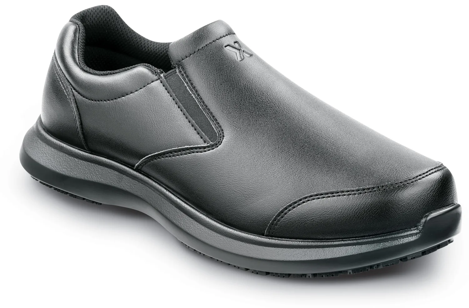 SR MAX  Saratoga, Men's, Black, Twin Gore Oxford Style, MaxTRAX Slip Resistant, Soft Toe Work Shoe