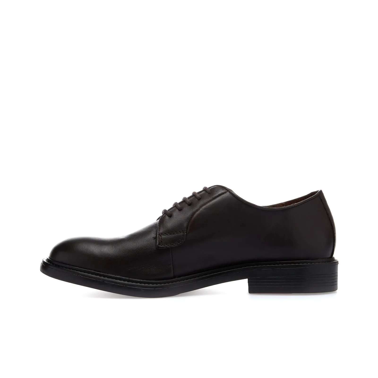 Stringate eleganti marroni in pelle