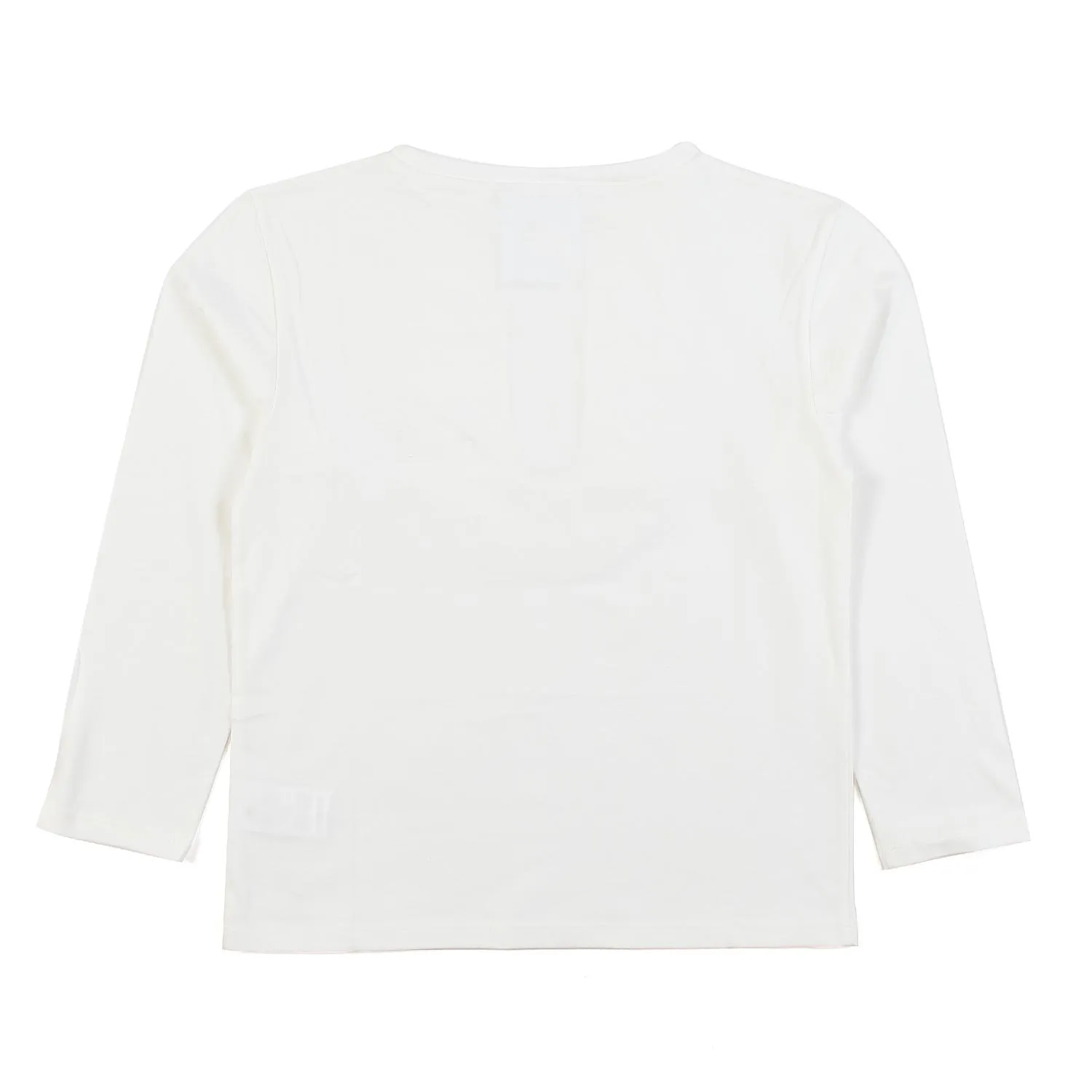 T-Shirt Serafino Manica Lunga Bianco Caldo