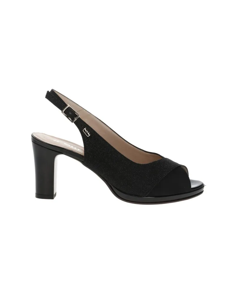 VALLEVERDE 28342 sandali cerimonia eleganti scarpe tacco donna nero