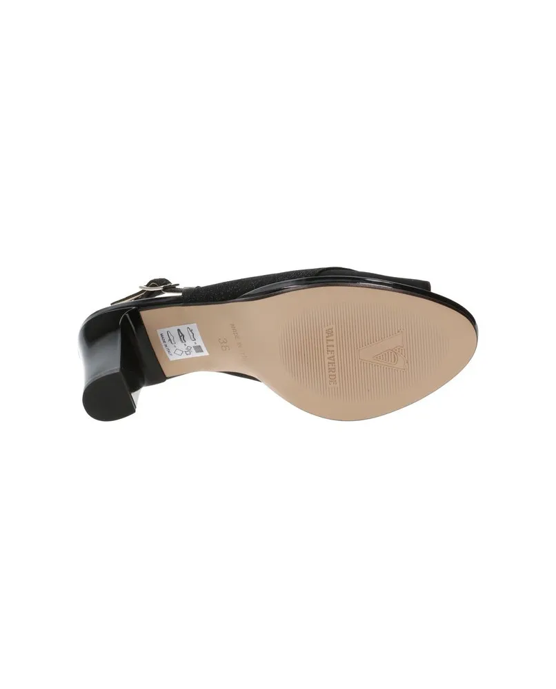 VALLEVERDE 28342 sandali cerimonia eleganti scarpe tacco donna nero