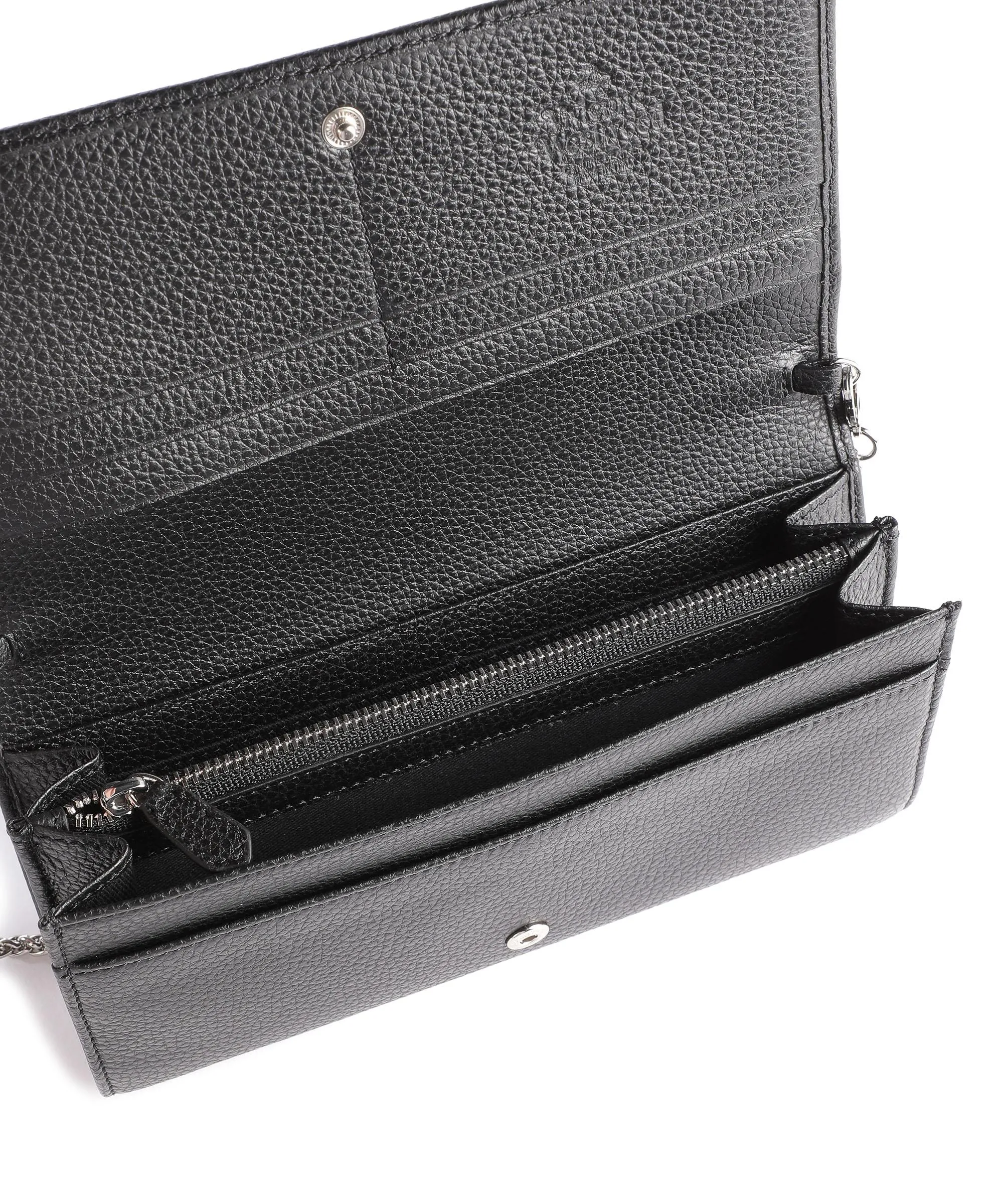  Vivienne Westwood Grained Borsa a tracolla pelle di vacchetta grana nero  
